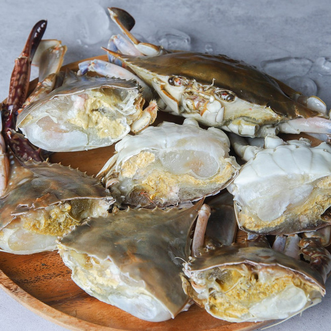 냉동 꽃게 급냉 숫꽃게 간장 양념 게장용, 1박스, 봄 활 암꽃게 1kg(3-5미)