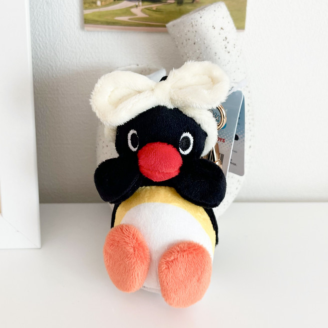 오후꽃 핑구 핑가 키링 인형 소품 굿즈 세안 헤어밴드, 1개, 핑구 헤어밴드 가방고리