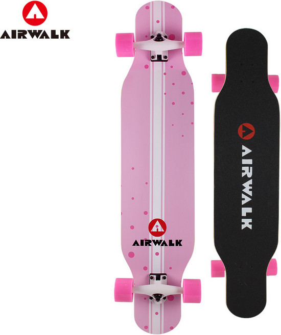 끼리(77121) 에어워크 스케이트보드 42인치 WX-104 롱보드, 댄싱 핑크, 1개
