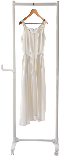 홈치치 스탠드 틈새 옷걸이 행거 이동식 500, 화이트