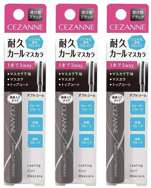 세잔느 래스팅 컬 마스카 01 블랙 5g 3개