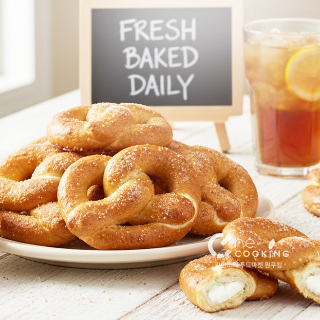 고메 크림치즈 프레즐 100g 8개입 프렛즐 브런치카페, 1개, 800g