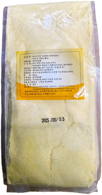 가리봉상회 중국산 옥수수가루100% 800g, 2개