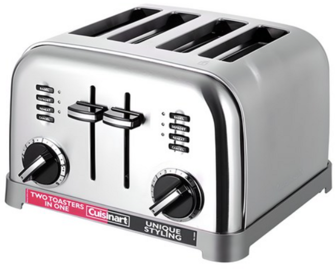 쿠진아트 메탈클래식 4구 토스터, ONE COLOR (CPT-180KR)