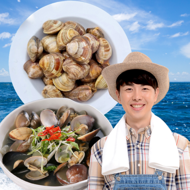 먹사부 제철 백상합 조개 백합 상합 생합 캠핑 조개탕 조개찜 구이용 조개, [단품]백상합(중)1kg, 1개