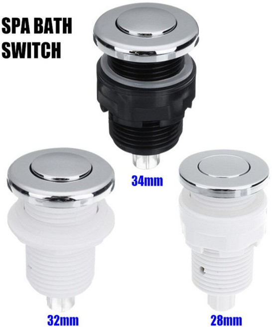 배수스위치 공압 푸시 공기 버튼 욕조 스파 쓰레기, 1개, 스위치28mmGD24071