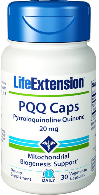 LIFE EXTENSION PQQ素食膠囊 20mg, 30顆, 1罐