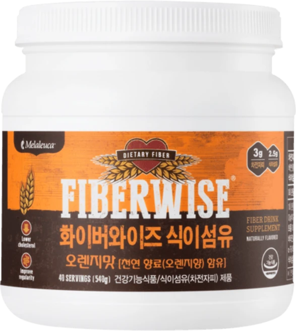 멜라루카 화이버와이즈 식이섬유 오렌지맛, 540g, 1개 - 쿠팡