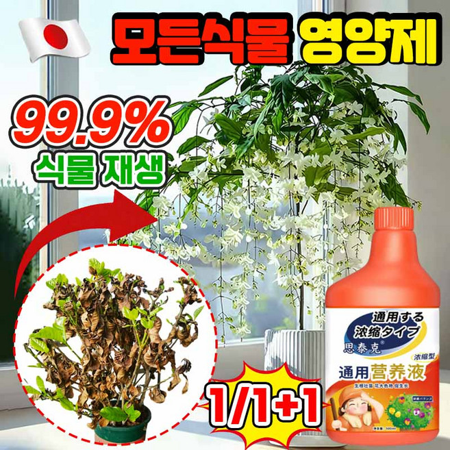 [쉬움 사용] 모든식물 영양제 화분 영양제 행잉자스민 화분 개화촉진제 꽃 식물 토양 영양제 사은품 랜덤증정, 1개, 499g