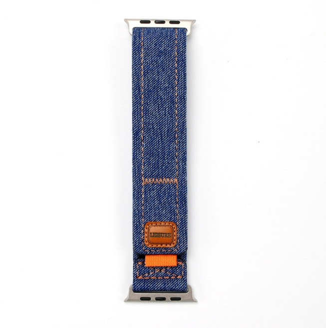 키밍 애플워치 밴드 호환 스트랩 데임 시계줄, 38 40 41mm, 딥블루