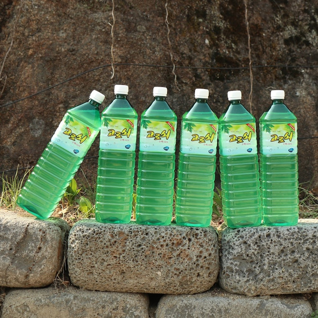 지리산 고로쇠 수액물, 6개, 1.5L