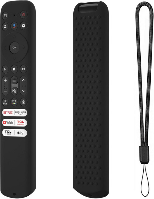 비지오 TV 리모컨용 하이 컬러 리모컨 커버 XRT270 스마트 2023 실리콘 슬리브용 케이스 빨간색, glow blue