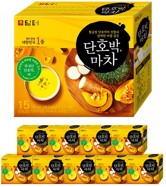 담터 단호박 마차, 17g, 10개