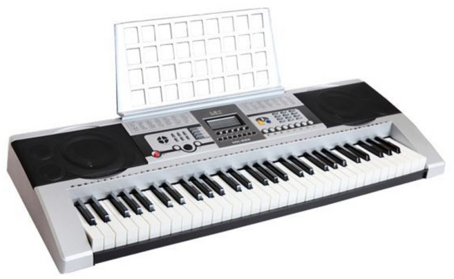 Jazzy JZ-612 61鍵電子琴, 1個, 銀色