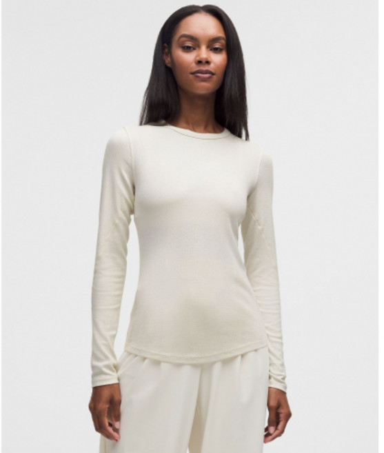 [국내매장판] 룰루레몬 홀드 타이트 롱슬리브 셔츠 *스파클 LTIV SLVR LW3IA4S-069459 243656