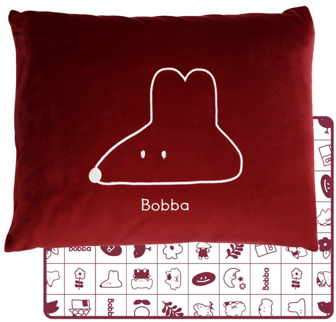 포포팬시 따뜻한 보바 파우치 컴팩트 무릎담요