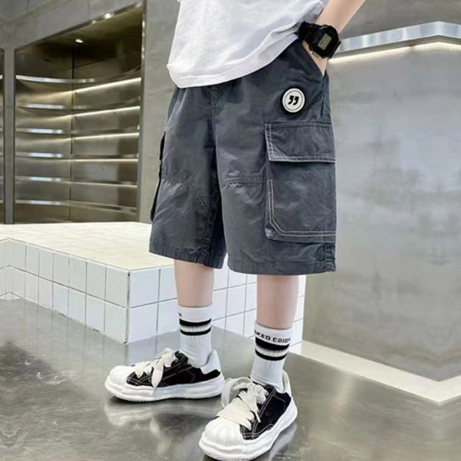 헬로가든 따옴표라벨 반바지