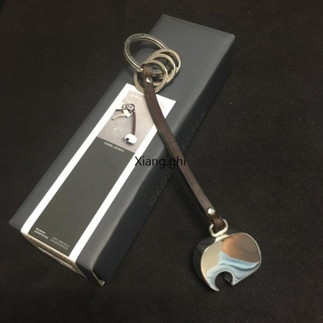 喬治傑生 GEORG JENSEN ELEPHANT 大象 鑰匙圈, 1個