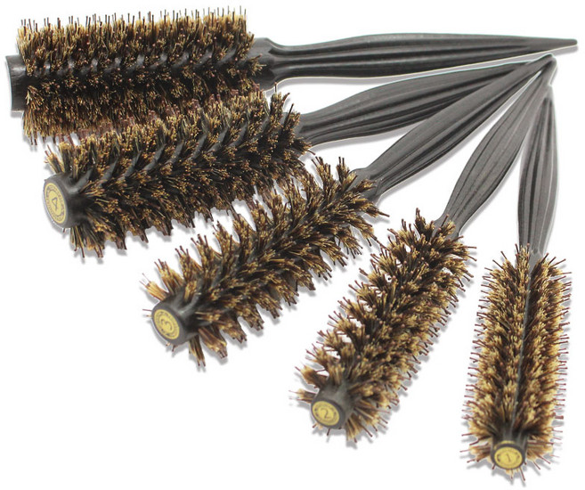 토파 주름 롤 돈모 포킹 브러쉬 l 헤어롤브러쉬, 3호, 1개