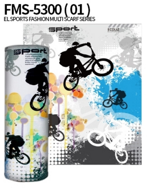 에코리즈 패션 멀티 스카프 FMS-5300, 01, 1개
