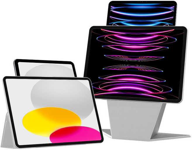 니하 아이패드 폴리오 스탠드 케이스, 그레이