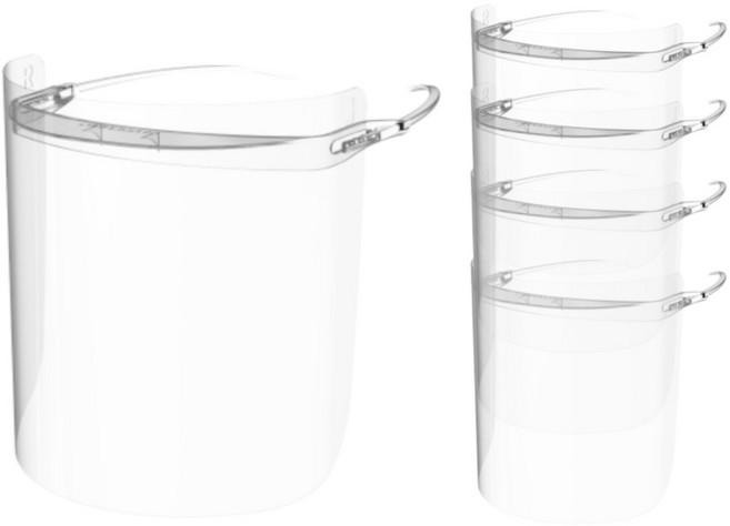 나노블라인드 남녀공용 페이스쉴드 M0003, 1개입, 5개