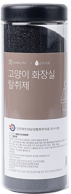 순수시대 고양이 모래냄새제거 야자활성탄, 1개, 470g