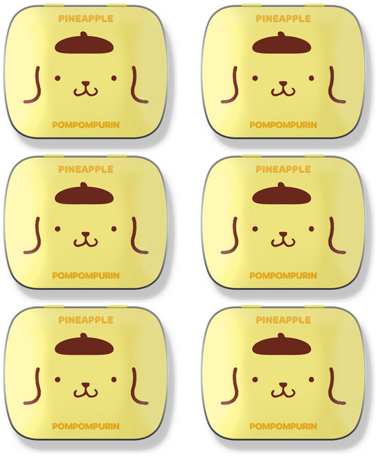 아텍스 산리오 캐릭터즈 폼폼푸린 캔디 파인애플향, 15g, 6개