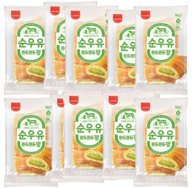 삼립 완듀완듀팡 110g x 10봉, 10개