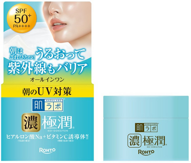 로토제약 하다라보 고쿠쥰 UV 화이트겔 스킨케어 선크림 올인원, 1개, 90g