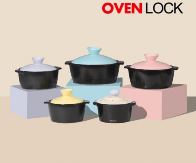 하이라이트 된장 전골 미니 1인용 계란찜 뚝배기 친환경 도자기냄비 찜기용 소형 중형 대형, 02_오븐락 페트라이트 뚝배기/소, 1개