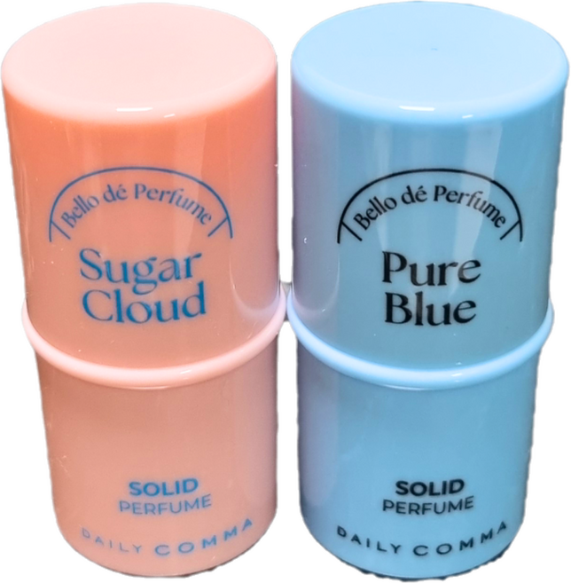 [NEW] 2종1세트 데일리콤마 고체향수 남여공용, 1세트