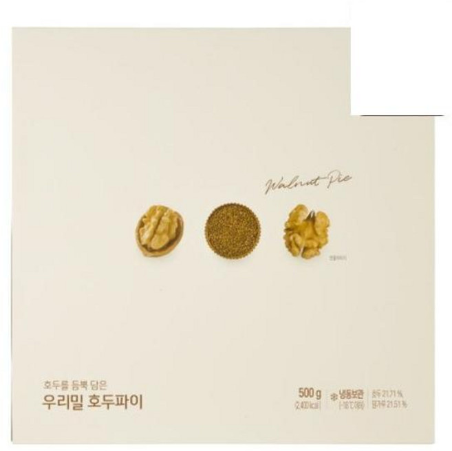 풀무원 ORGA 우리밀 호두파이, 9개, 500g