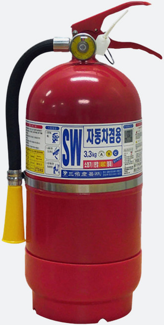 삼우 차량용 자동차용 소화기 3.3kg / 자동차 정기검사 설치용 /가정용 겸용 당일발송 부림소방, 2. 3.3kg차량용소화기+브라켓, 1개