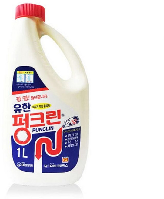 유한락스 펑크린 1L 2개 배수구세정제