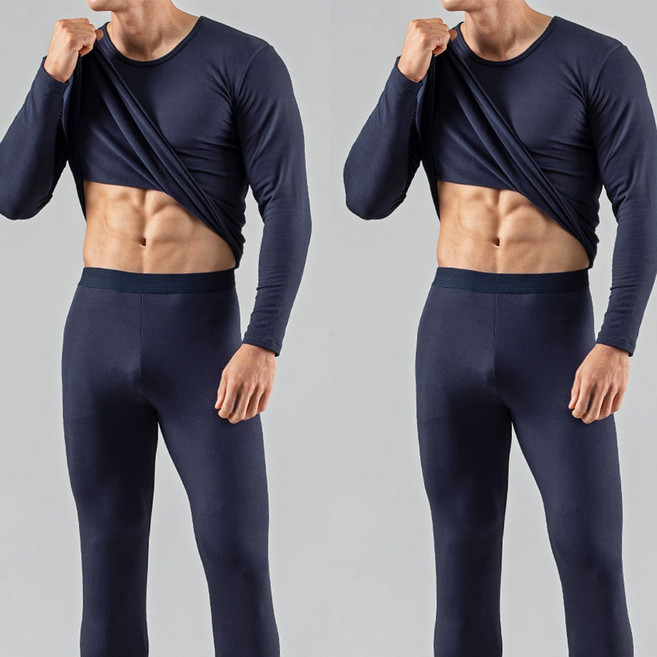 1+1 MUGIO 남자 겨울 내복 발열내의 세트