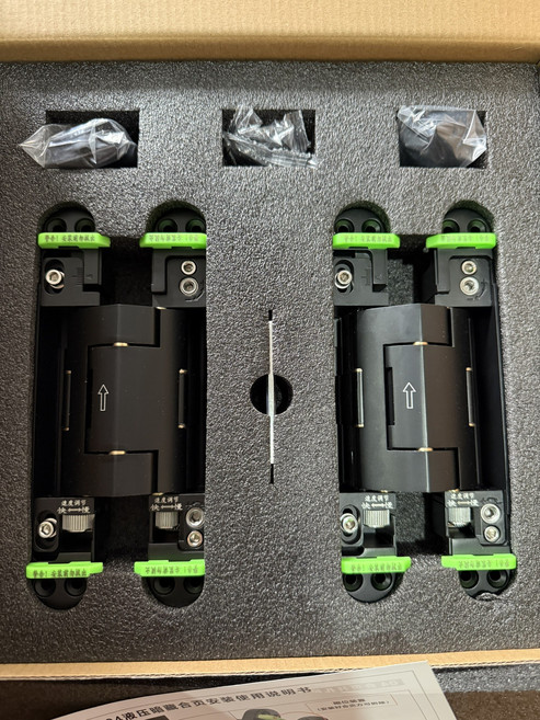 液壓暗藏合頁 十字暗鉸鏈 三維可調, 1套