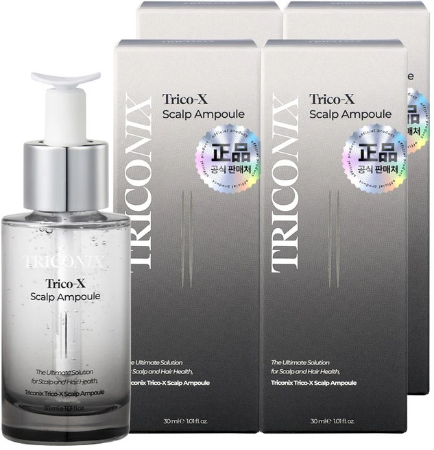 트리코닉스 트리코엑스 두피 피쿠스앰플, 4개, 30ml - 쿠팡