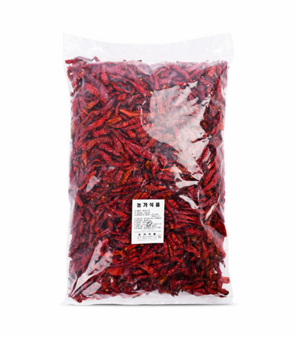 농가식품 베트남 통 건고추 땡초 페퍼론치 크러쉬드 레드페퍼, 3개, 1kg