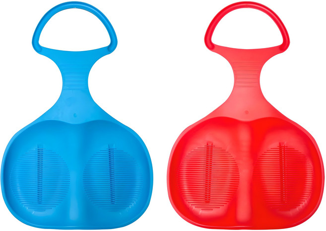 1인용 썰매 빨강 + 파랑 세트, 1세트