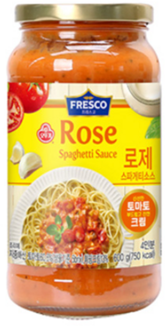 오뚜기 프레스코 로제 스파게티 소스, 600g, 21개