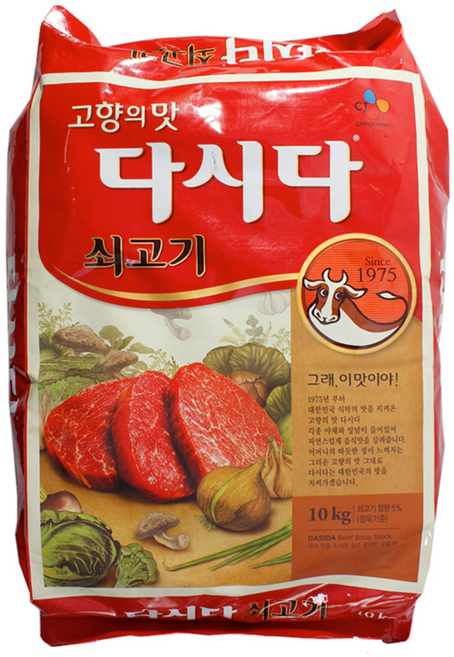 CJ제일제당 쇠고기 다시다, 10kg, 100개