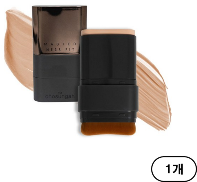 조성아TM 메가 핏 스틱 파운데이션 마스터 SPF50+ PA++++ 16g, 1개, 23호 02 샌드 베이지 (Sand Beige)