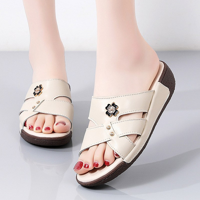 Modern Fashion 여성 발편한 키높이 슬리퍼 샌들 X149