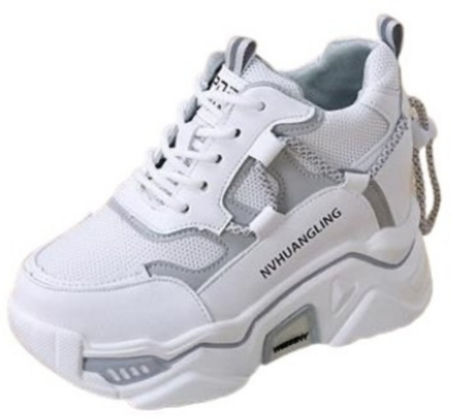 LRY여성 봄가을 키높이 운동화 10cm 통굽 데일리슈즈 여성 키높이 스니커즈*23N9F28L