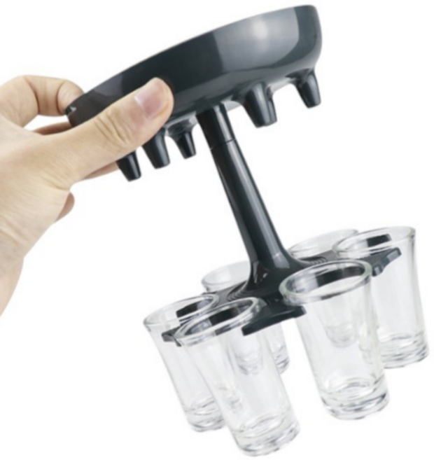 캠핑 소주 음료 술 디스펜서 혼술 여행 다용도 생맥주 디스펜서, 그레이, 1개