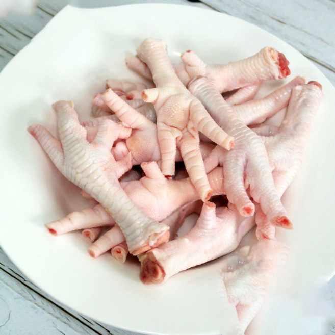 [치킨테이블] 국내산 뼈있는 손질닭발 발톱제거1kg 냉장, 1개