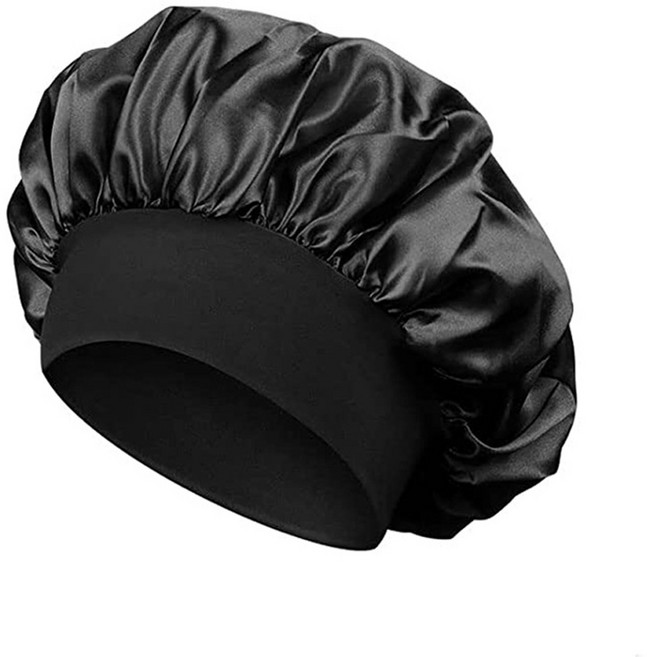 방수 샤워 캡 - 부드러운 실리콘 미끄럼 및 긴 머리용 초대형 스파 여행용 재사용 가능한 목욕 액세서리, 1개