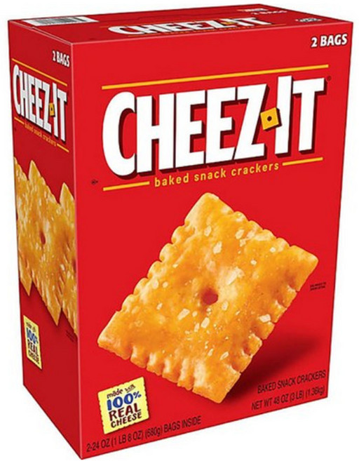 치즈잇 치즈 잇 베이크드 스낵 크래커 2개입, 1.36kg, 1개