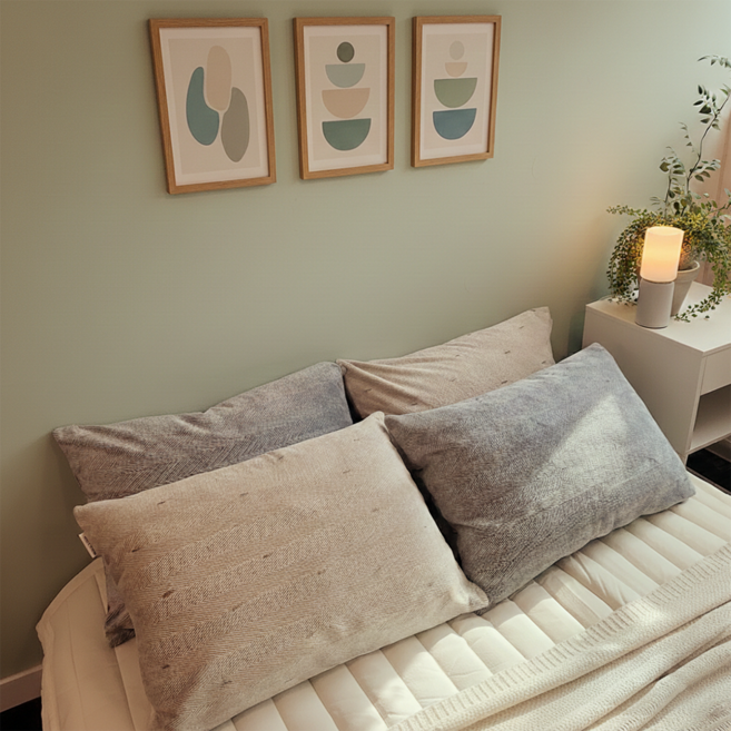 베딩조이 국내제작 극세사 베개커버